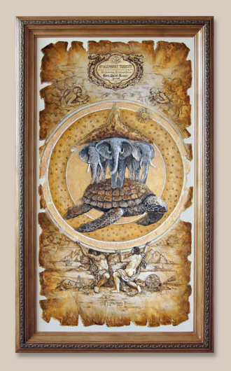 Древняя карта мира