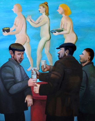 Мужчины с водкой мечтают