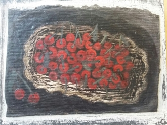 Блюдо с вишнями