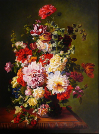  Цветы  и пионы 