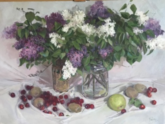 «Сирень и яблоко»