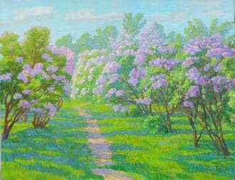 ,,Сирень цветёт,,