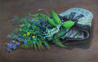 После прогулки.