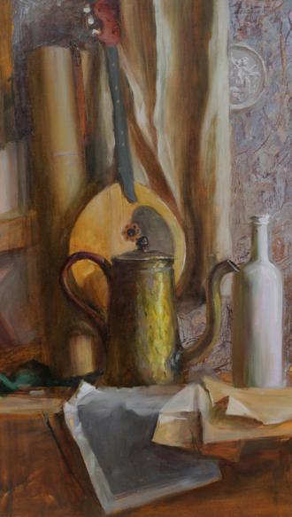 Натюрморт с медным чайником