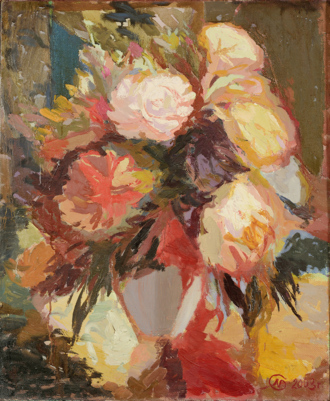 Натюрморт с пионами