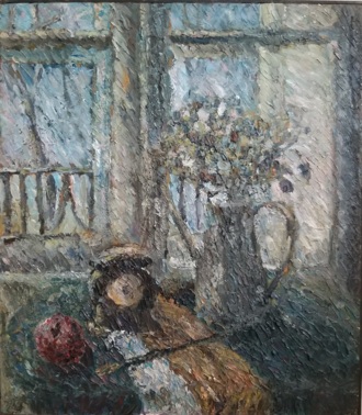 Часы, молочник и гранат