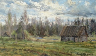 Весна. Деревенские бани