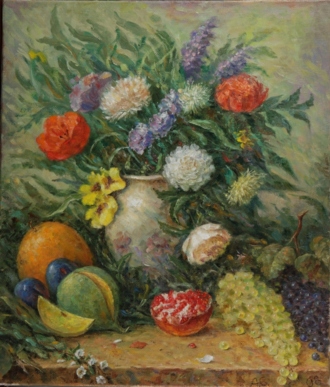 Цветы и фрукты