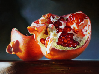 Гранат и вечернее солнце