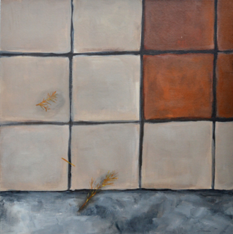 Мишура на плитке