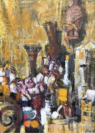 Натюрморт с венским стулом