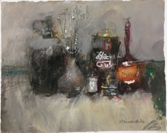 Натюрморт с пивной банкой