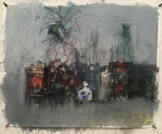 Натюрморт с ананасом