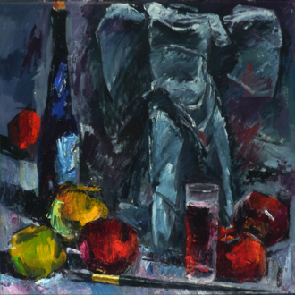 Вино, кисти и Афина