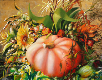 Натюрморт с тыквой