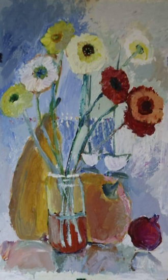 Весенние герберы