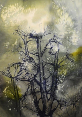 Зима.Зонтики