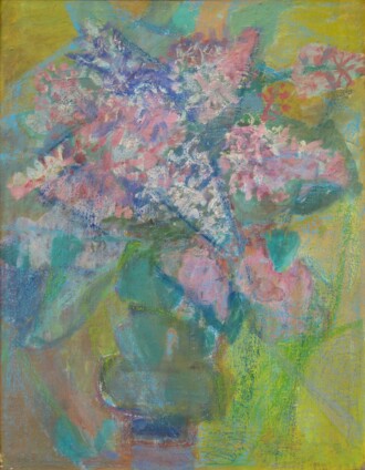 Cирень. Зеленая ваза