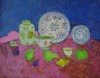 Натюрморт с восточной посудой