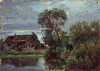 Николо-Хованское. Вечер. У старой мельницы.