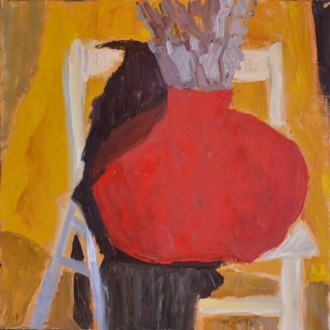 Натюрморт с красной вазой