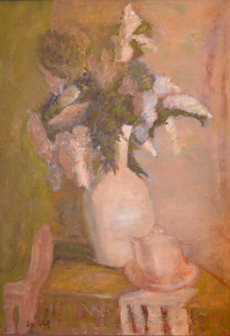 Натюрморт с белой вазой