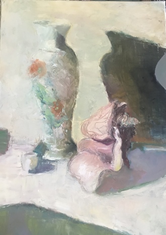 Натюрморт с белой вазой