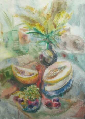 Дыня и виноград