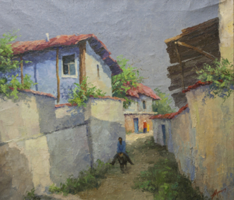 Крым. Гурзуф. Узкая улочка