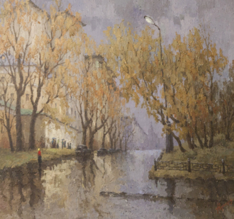 Дождливый день в городе