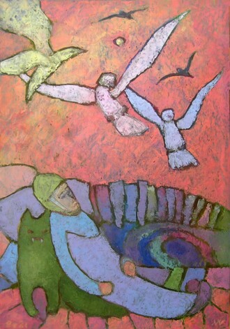 Розовое небо