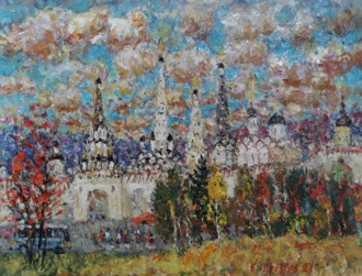 Монастырь на Волге