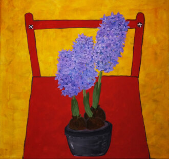 натюрморт с гиацинтами