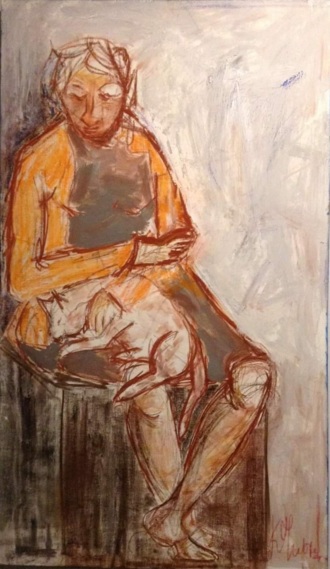 Разговоры с белым котом. В оранжевом кардигане