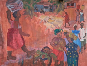   Воскресный день в деревне Моши 