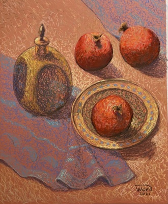 Натюрморт с медной бутылкой 