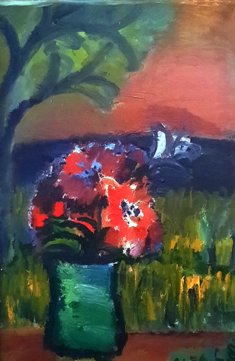 Букет на окне