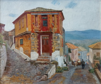 Улочка в г. Моливос, о.Лесбос