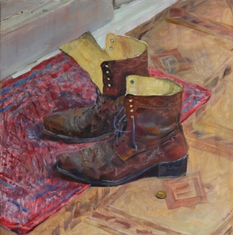 Кожаные ботинки