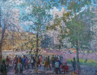 Арбатская площадь. Москва.