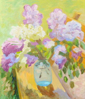 Сирень в банке