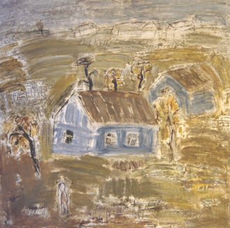 Голубые домики