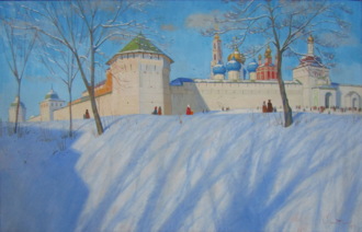 Март. Троице-Сергиева Лавра (Мартовский звон)