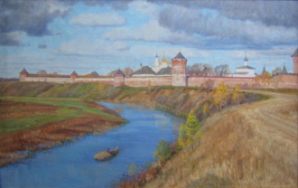 Дорога в монастырь. Суздаль.