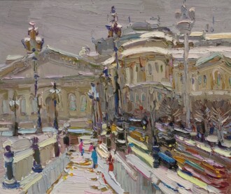 Снег на Моховой