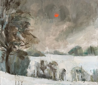 Зимний рассвет. Неспокойно