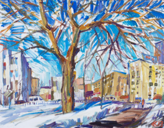 Городское дерево