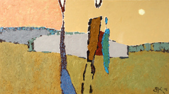 Луна средь бела дня.