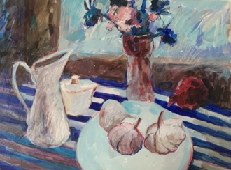 Синие полоски