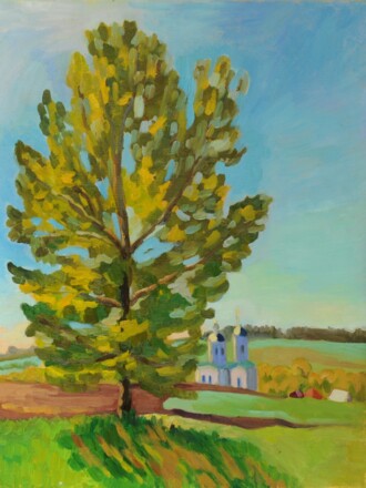 Тополь. Май.